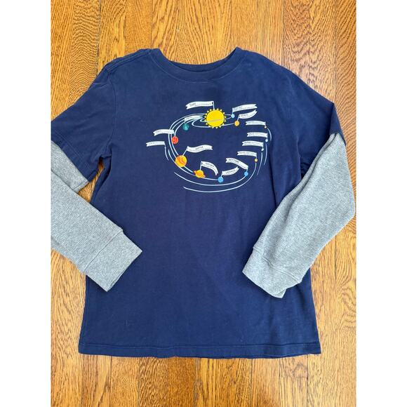 Hanna Andersson Other - Hanna Andersson Boys' Planets Layered Shirt Size 10